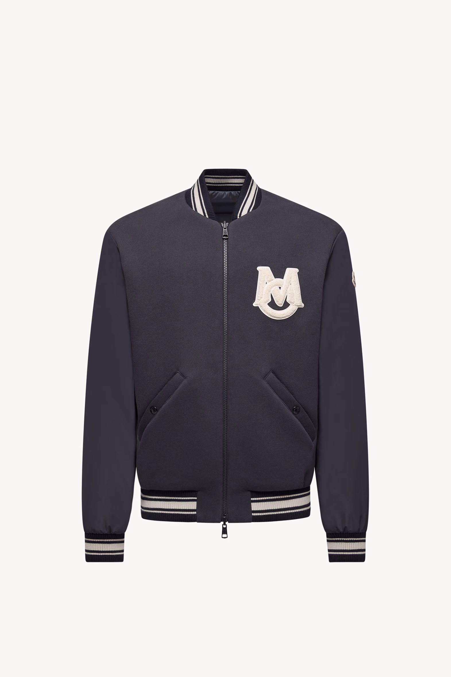 Vennes Reversible Down Bomber Jacket Men Navy Blue Moncler 2